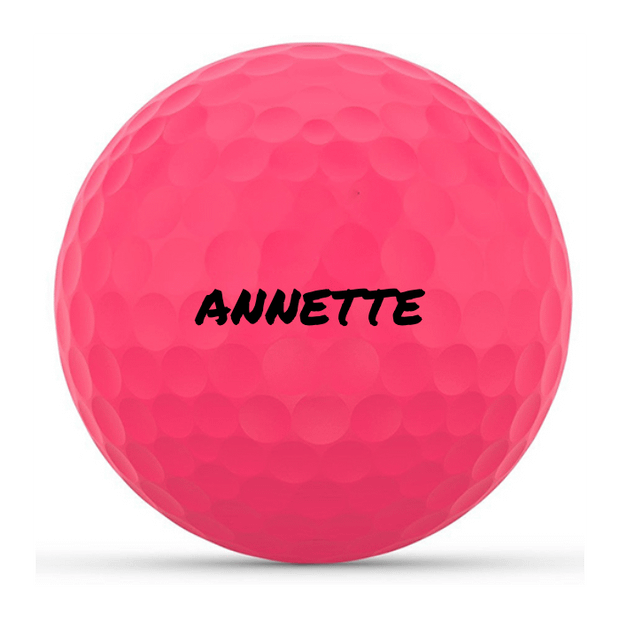 Custom Printed Callaway Supersoft Matte Pink Golf Balls