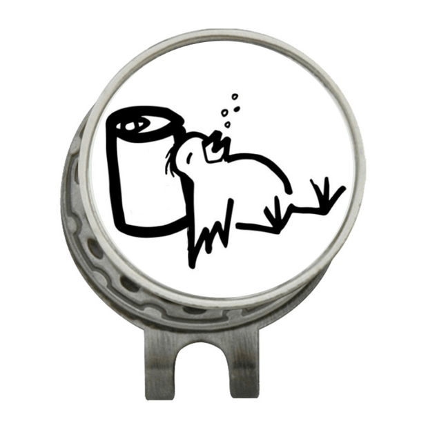 Hat Clip Ball Marker Silver