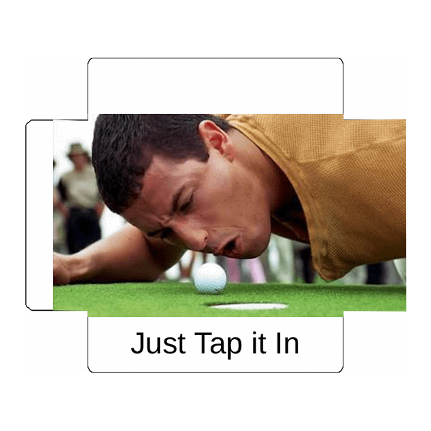 Custom Golf Ball Dozen Box Lid