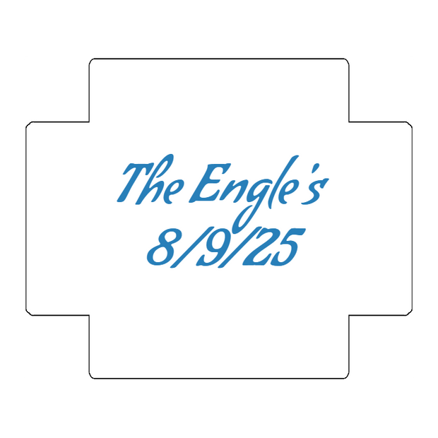 Custom Golf Ball Dozen Box Lid