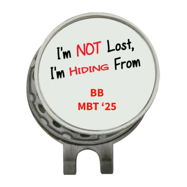 Hat Clip Ball Marker Silver