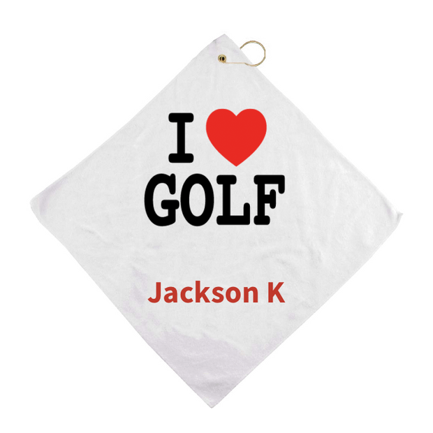 Custom 16" x 16" Golf Towel