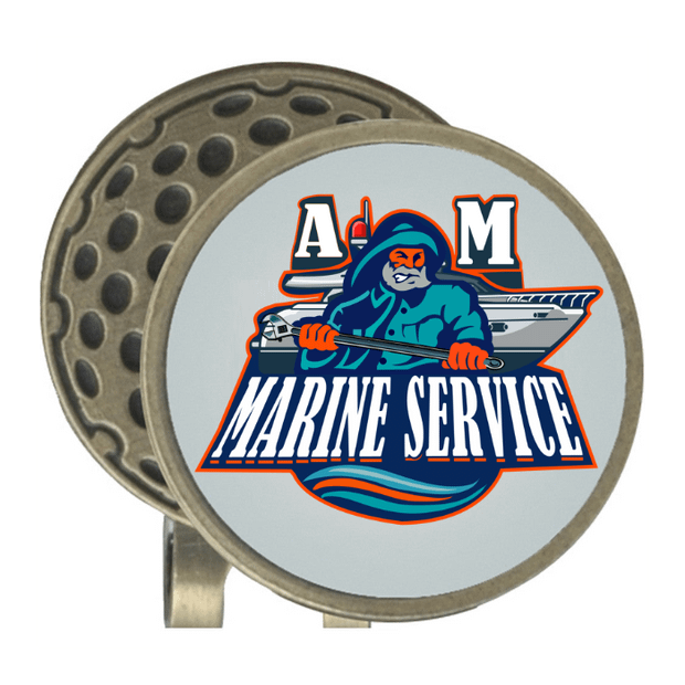 Hat Clip Ball Marker Brass