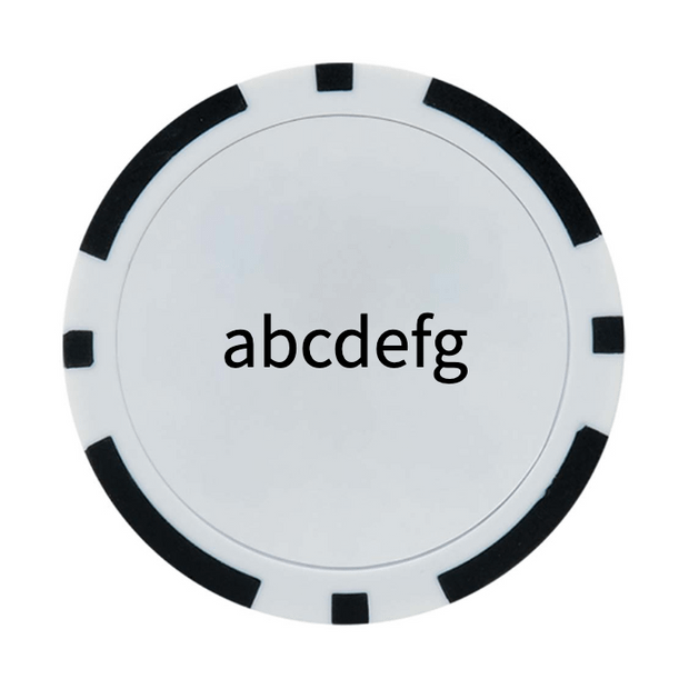 30 Poker Chips in Tube