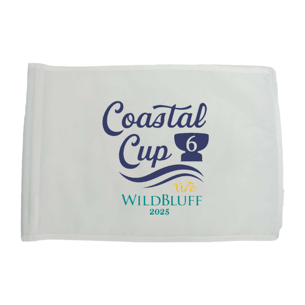 Golf Flag - White