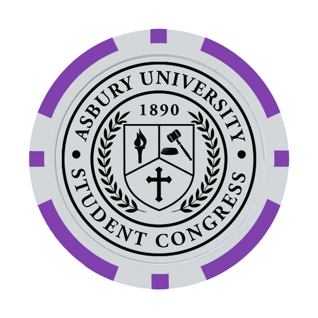 Purple Poker Chip