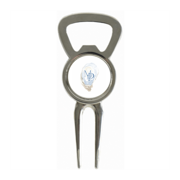 Divot Tool Bottle Opener Shiny Silver