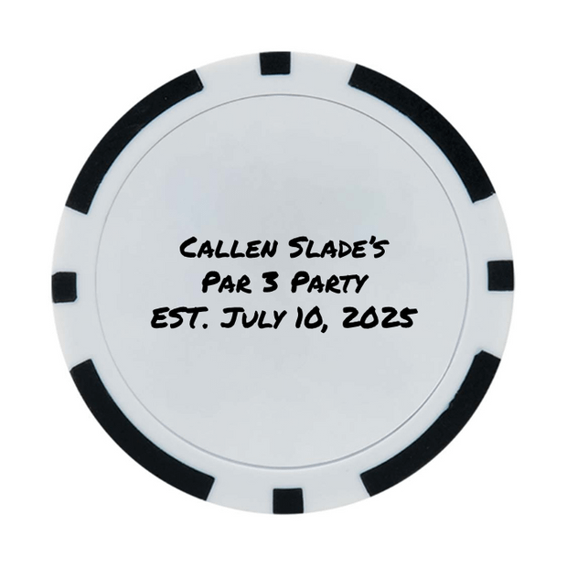 30 Poker Chips in Tube