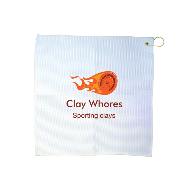 Custom 16" x 16" Waffle Golf Towel
