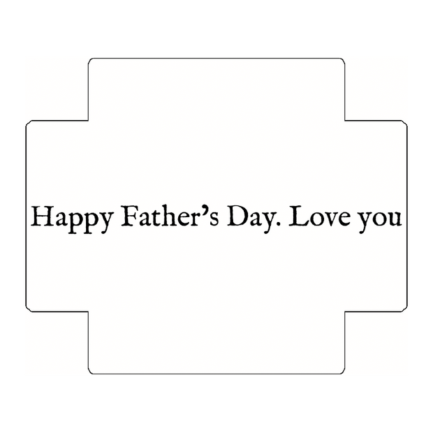 Custom Golf Ball Dozen Box Lid