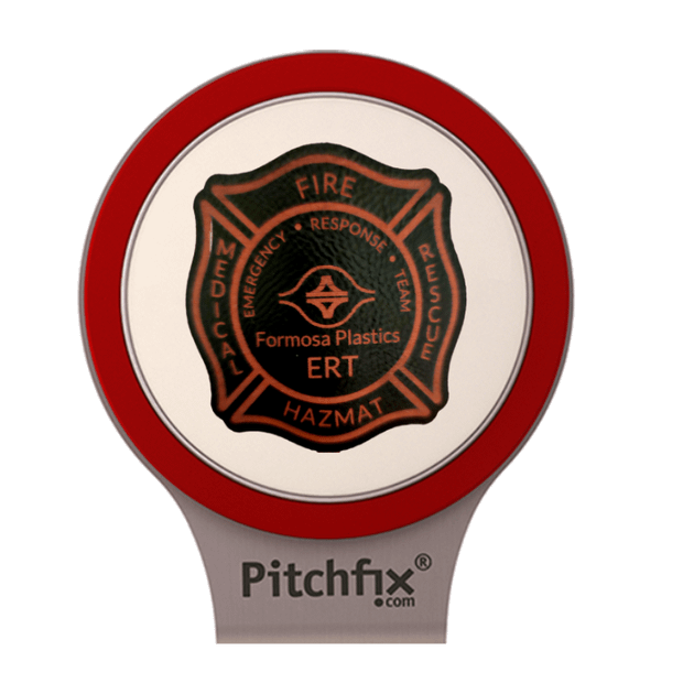 Red Pitchfix Hatclip