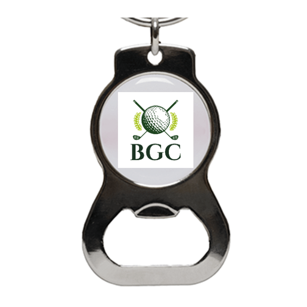 Round Key Chain Bottle Opener