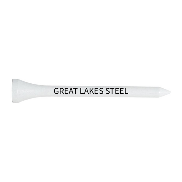 White Wood Golf Tees - 50 PACK