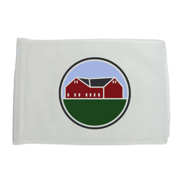 Golf Flag - White