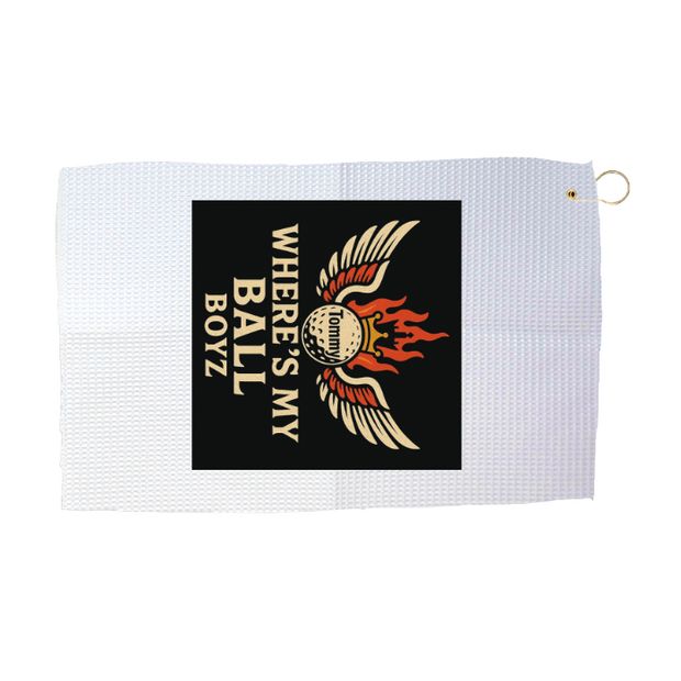 Custom 24" x 15" Waffle Golf Towel