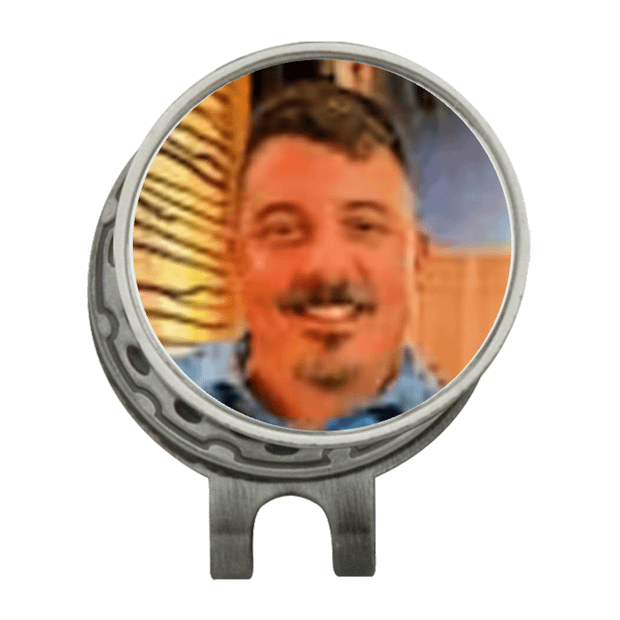 Hat Clip Ball Marker Silver