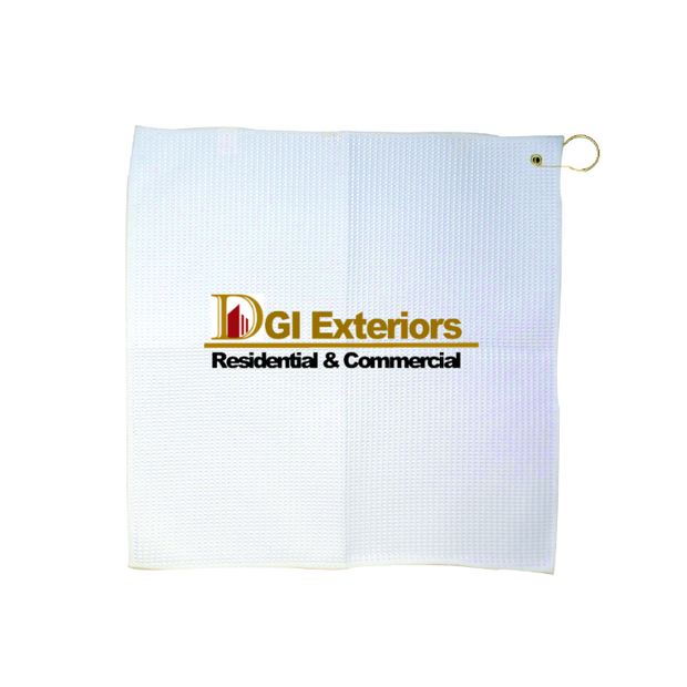 Custom 16" x 16" Waffle Golf Towel