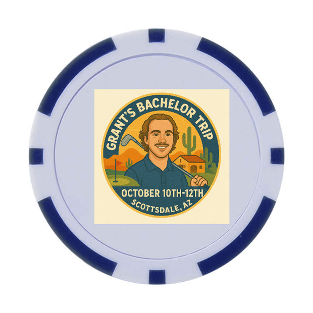 30 Poker Chips in Tube