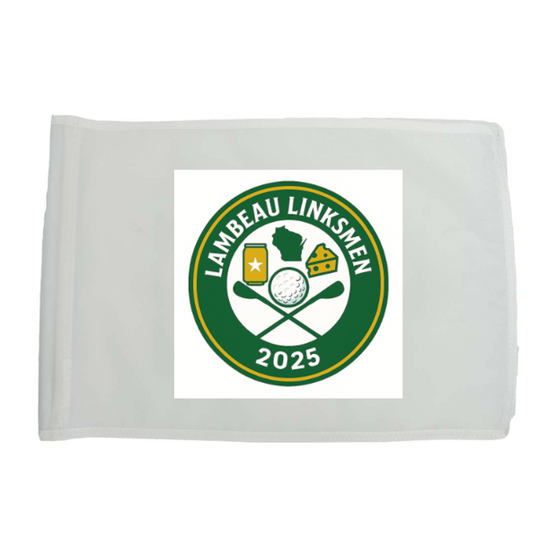 Golf Flag - White