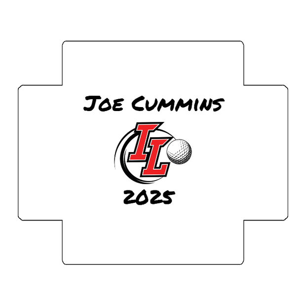 Custom Golf Ball Dozen Box Lid