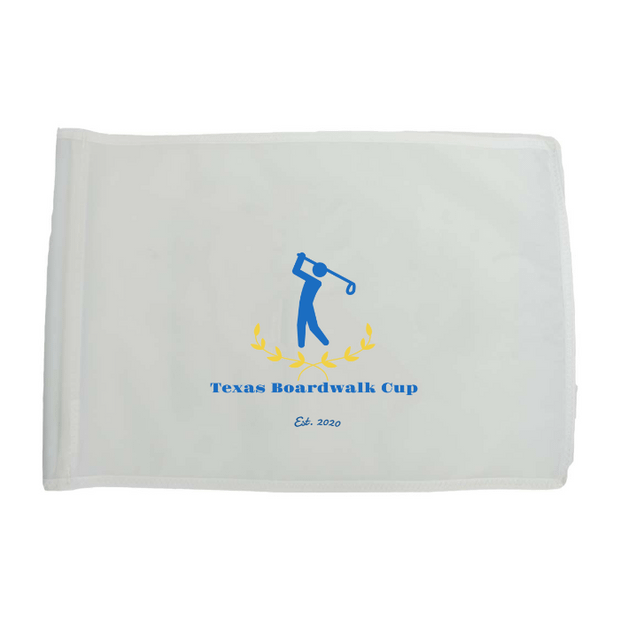 Golf Flag - White