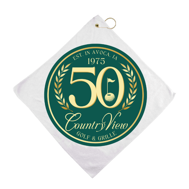 Custom 16" x 16" Golf Towel