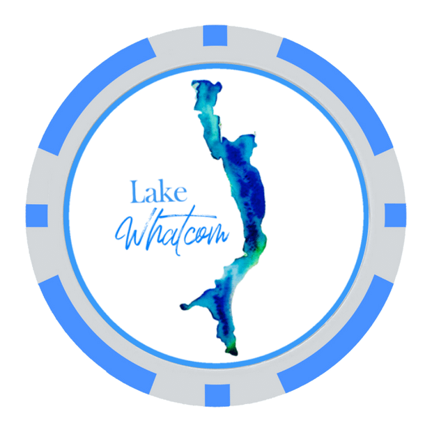 Light Blue Poker Chips