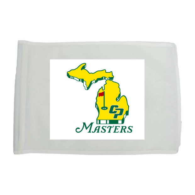 Golf Flag - White