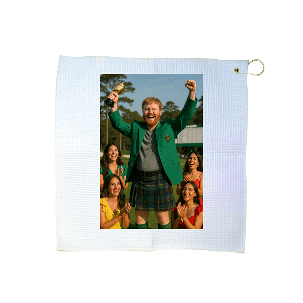 Custom 16" x 16" Waffle Golf Towel