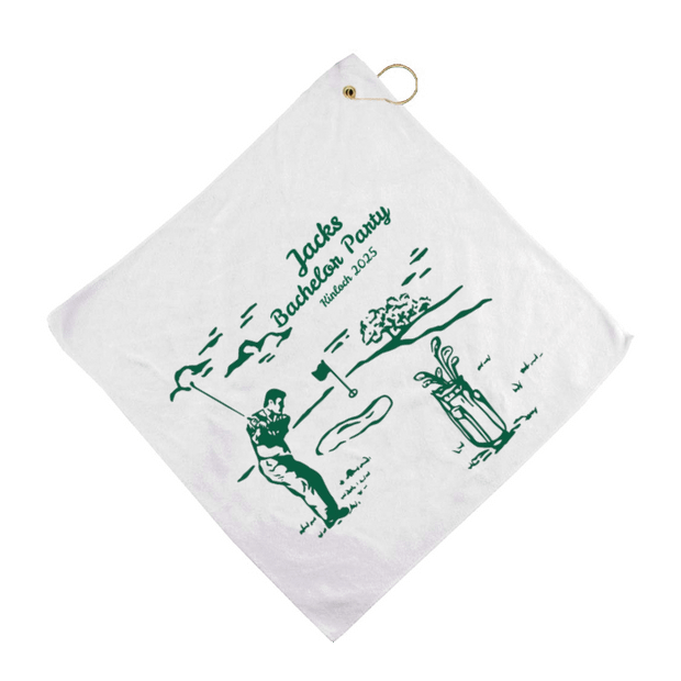 Custom 16" x 16" Golf Towel