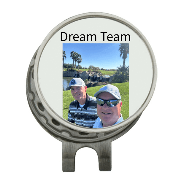 Hat Clip Ball Marker Silver