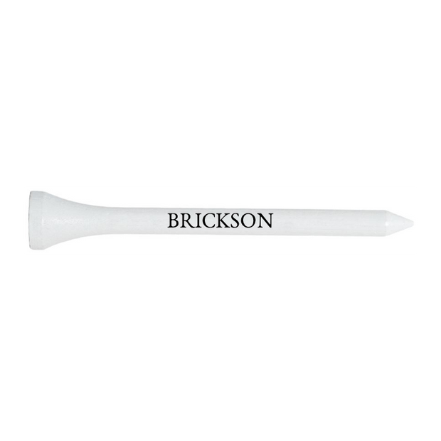 White Plastic Golf Tees - 50 PACK