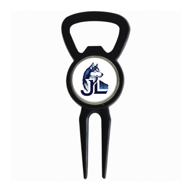 Divot Tool Bottle Opener Black