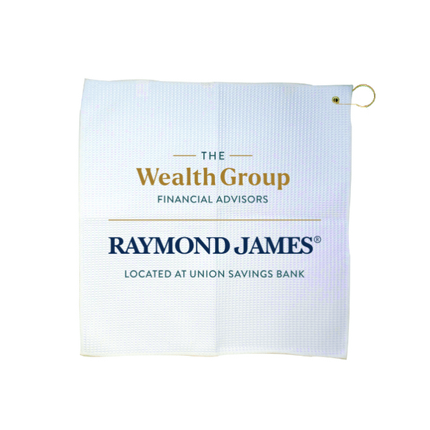 Custom 16" x 16" Waffle Golf Towel