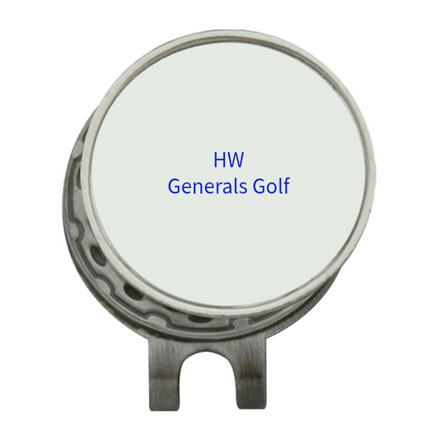 Hat Clip Ball Marker Silver