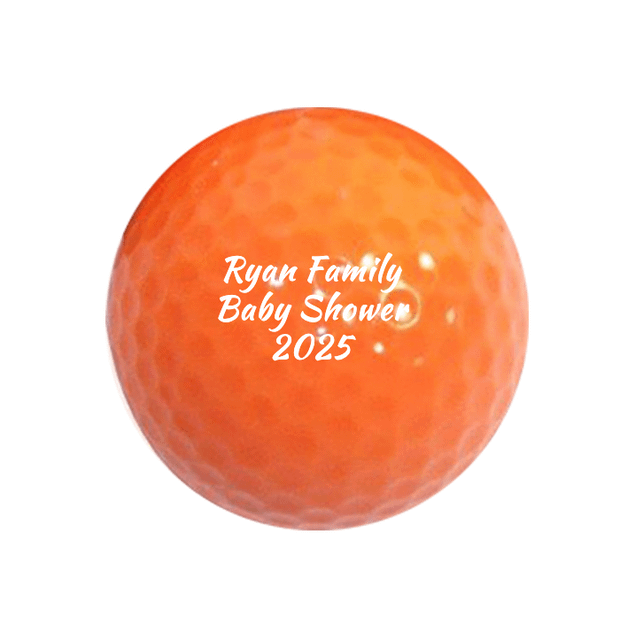 Value Golf Balls Orange