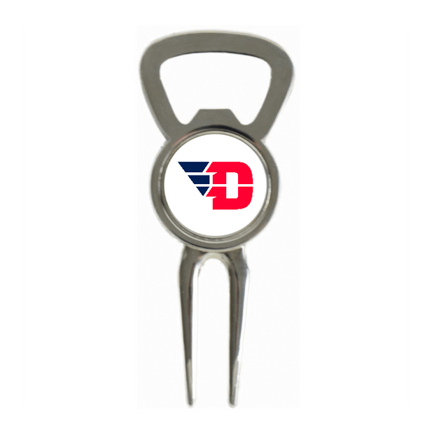 Divot Tool Bottle Opener Shiny Silver