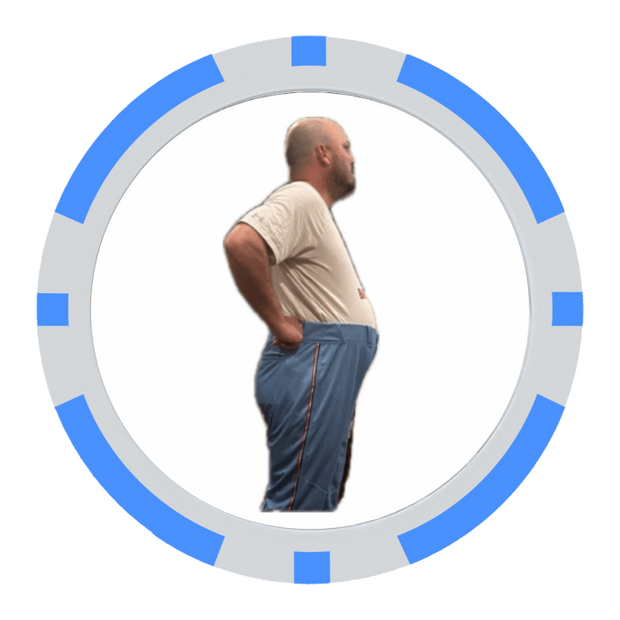 Light Blue Poker Chips