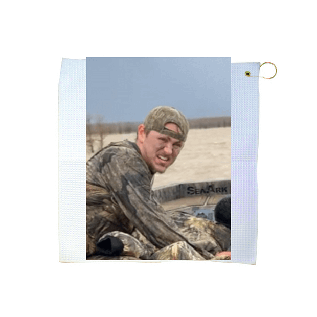 Custom 16" x 16" Waffle Golf Towel