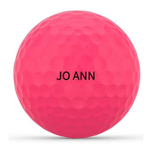 Custom Printed Callaway Supersoft Matte Pink Golf Balls