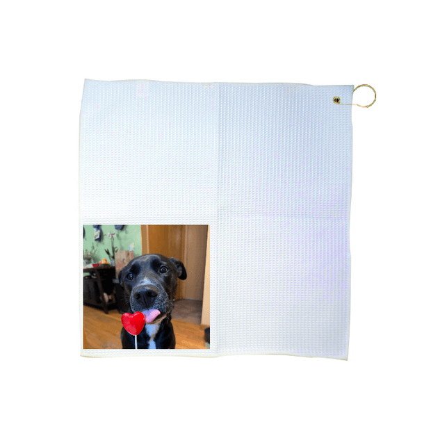 Custom 16" x 16" Waffle Golf Towel
