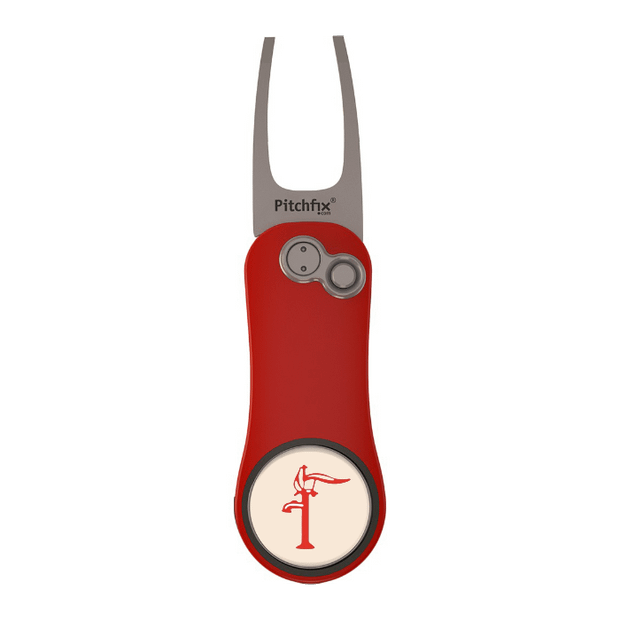 Red Pitchfix Hybrid 2.0 Divot Tool