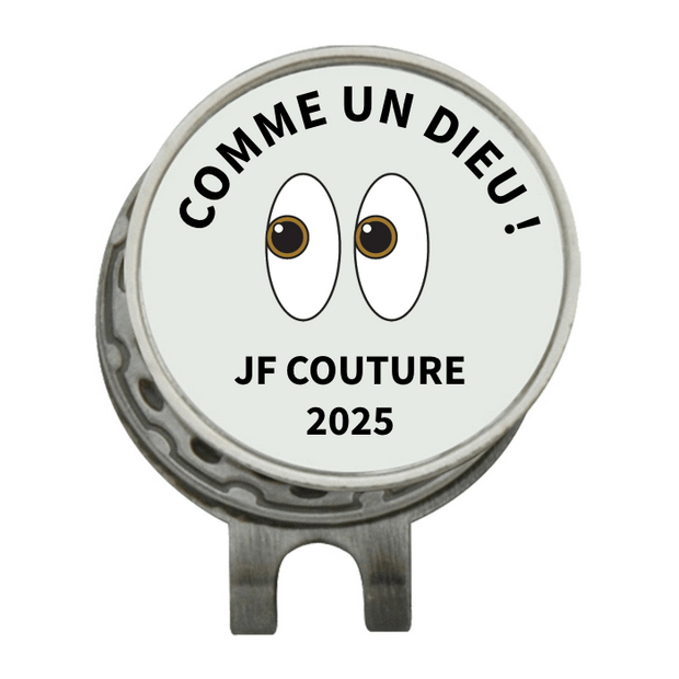 Hat Clip Ball Marker Silver