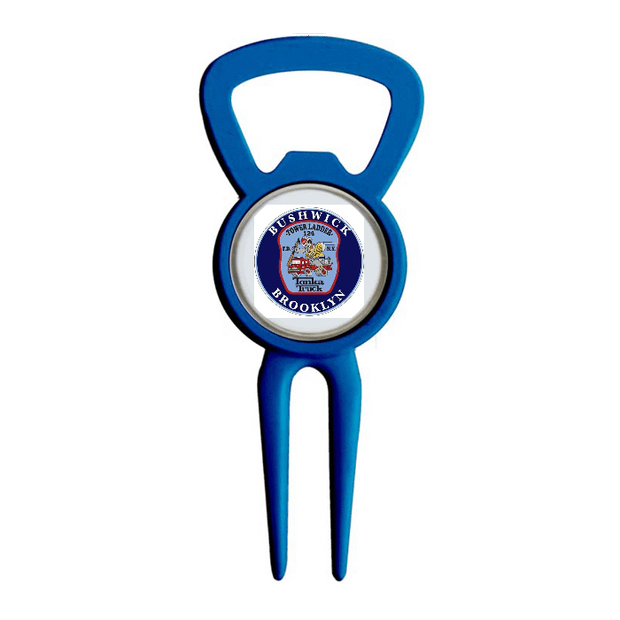 Divot Tool Bottle Opener Navy Blue