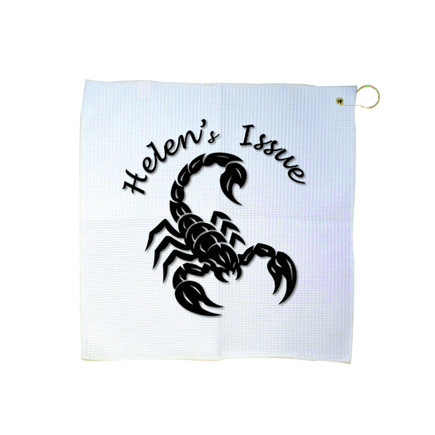 Custom 16" x 16" Waffle Golf Towel