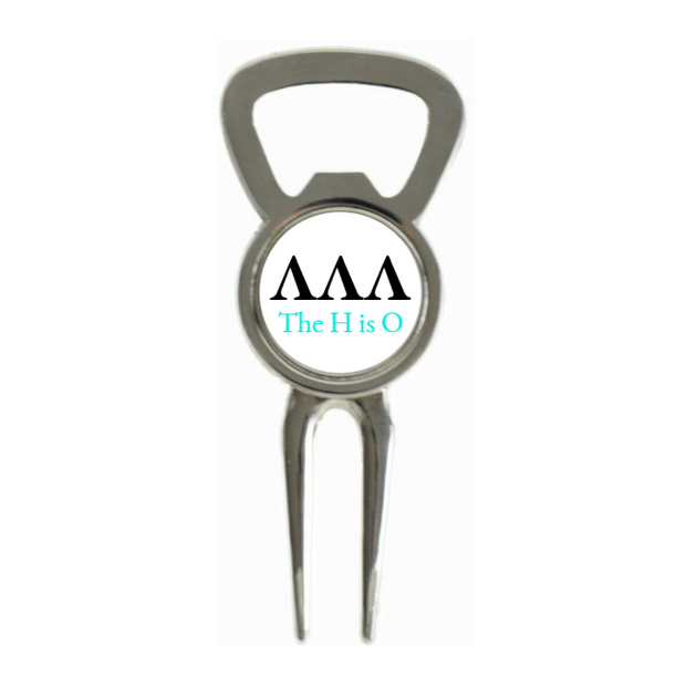 Divot Tool Bottle Opener Shiny Silver