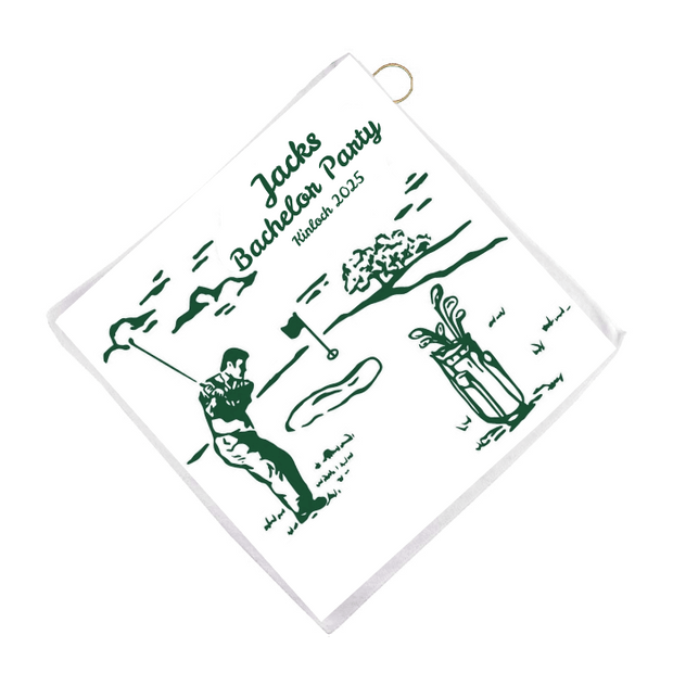 Custom 16" x 16" Golf Towel