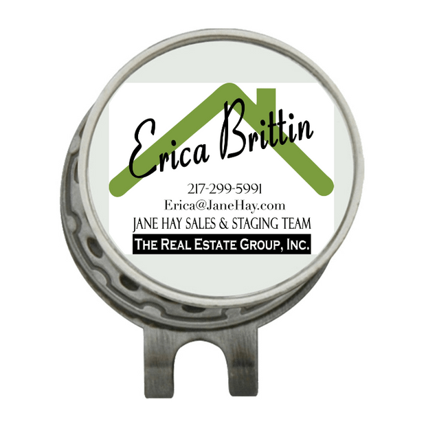 Hat Clip Ball Marker Silver