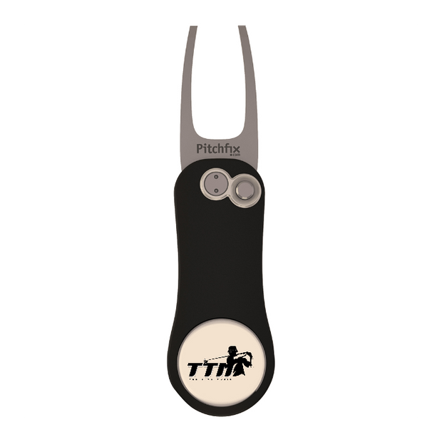 Black Pitchfix Original 2.0 Divot Tool