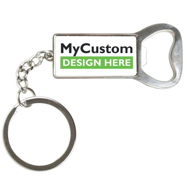 Rectangular Key Chain Bottle Opener